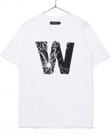 Broken W Shortsleeved T-Shirt (White)