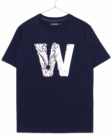 Broken W Shortsleeved T-Shirt (Navy)