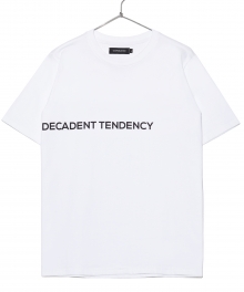 Decadent Tendency Shortsleeved T-Shirt (White)