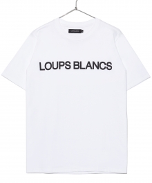 Loups Blancs Logo Shortsleeved T-Shirt (White)