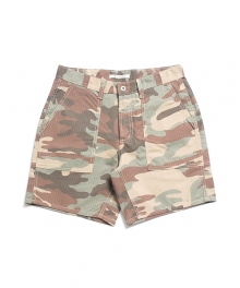 Camo Block Shorts Wood Camo