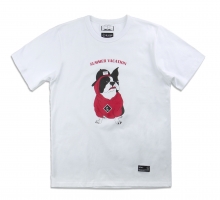 [코드아이엠] FRENCH DOG HALF TEE - RED