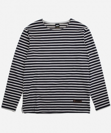 JANUS STRIPE TEE _ NAVY