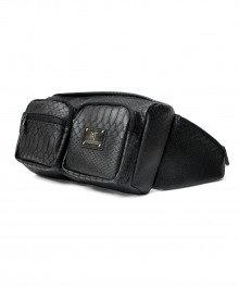 MARVELOUS WAIST BAG / SNAKE BLACK