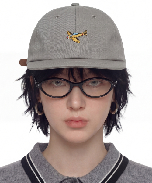 언더컨트롤(undercontrol) 소프트 스트랩백 볼캡 CARTOON PACK / YELLOW BOMBER / SNOW GREY