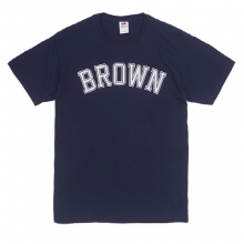 3930R HEAVY COTTON T-SHIRT BROWN(NAVY)