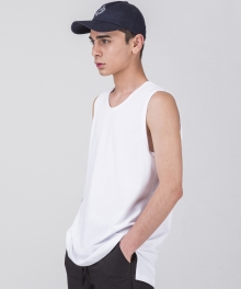 Modal Layered Sleeveless - White