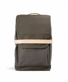 R BAG 140 WAX CANVAS CHARCOAL