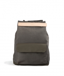 R BAG 260 WAX CANVAS CHARCOAL