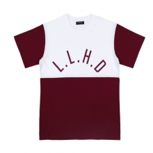 2 TONE T-SHIRT_BURGUNGY