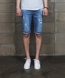 [023]vintage short denim