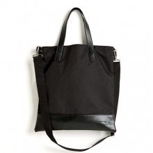 LEATHER COMBI CROSS BAG - YS2024BK /BLACK