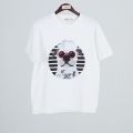 TATTOO PATCH DOG 1/2 T-SHIRTS (WHITE)