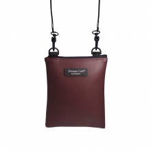 D.LAB MINI POUCH Solid color - Burgundy 파우치 크로스백