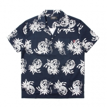 SP Pine Skull Shirts-Navy