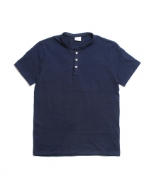 Henry Collar T-Shirts Navy