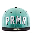 프리미어 피츠(PREMIER FITS) 프리미어 로고 그린 블랙 브림 스냅백 Premier Logo Green Black Brim Snapback