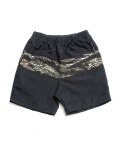 Camo Block Beach Shorts Tigercamo