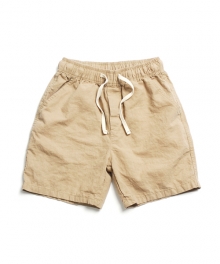 Linen Shorts Beige