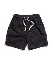 Linen Shorts Black