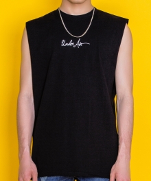 Basic Logo Sleeveless - Black