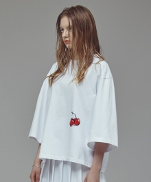 MID CHERRY CROP T [WHITE]