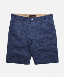 FLORAL FATIGUE SHORT _ DBLUE