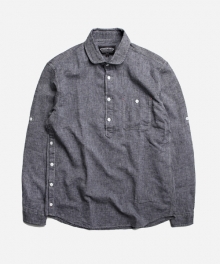 LINEN PULLOVER SHIRT 002 _ CHAR