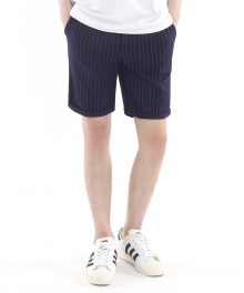 BT24 STRIPE HALF SLACKS (NAVY)