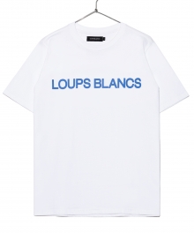 Loups Blancs Logo Shortsleeved T-Shirt (Blue)