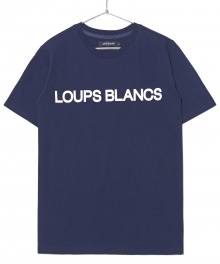 Loups Blancs Logo Shortsleeved T-Shirt (Navy)