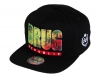 Black Drug Republic printed logo cap