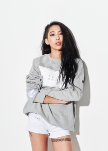 BASIC LOGO CREWNECK SWEATSHIRTS GREY