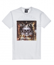 B.L.D.T 20XX 1/2 SLEEVE T-SHIRTS WHT