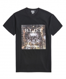 B.L.D.T 20XX 1/2 SLEEVE T-SHIRTS BLK