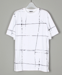 [콰이트]CROSSLINE TEE / WHITE