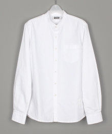 [콰이트]STANDCOLLAR SHIRTS / WHITE