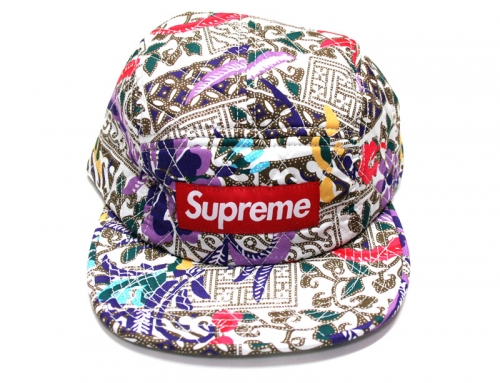 supreme quilted paradise camp cap