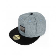 [당일발송][몬스터 리퍼블릭]Woolen 메탈로고 블루 5패널 스냅백SNAPBACK #_37