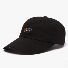 PIXEL 5 RINGS WASHED CAP (BLACK)