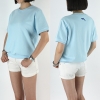 [19B5] 반팔 맨투맨 티셔츠 (남녀공용) -DOLPHIN BLUE