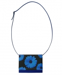 LEATHER° MINI SH - BLUE DAISY