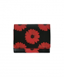 LEATHER° W(3) - RED DAISY