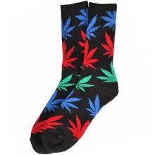 PLANTLIFE CREW SOCKS (BLACK/MULTI)