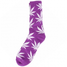 PLANTLIFE CREW SOCKS (PURPLE/WHITE)