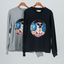 SPAIN DOG PATCH SWEAT SHIRT