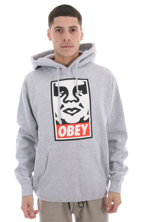 obey icon face hoodie