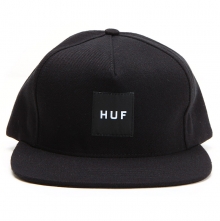 [허프] HUF BOX LOGO SNAPBACK (BLACK) [HUFHT53001-BLK]