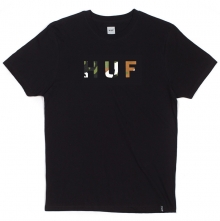 [허프] HUF ORIGINAL LOGO TEE (BLACK / CAMO) [HUFTS53028-BCM]