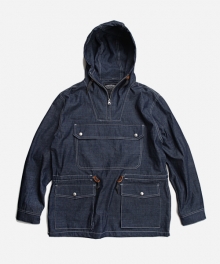 CHAMB ANORAK PARKA _ INDIGO